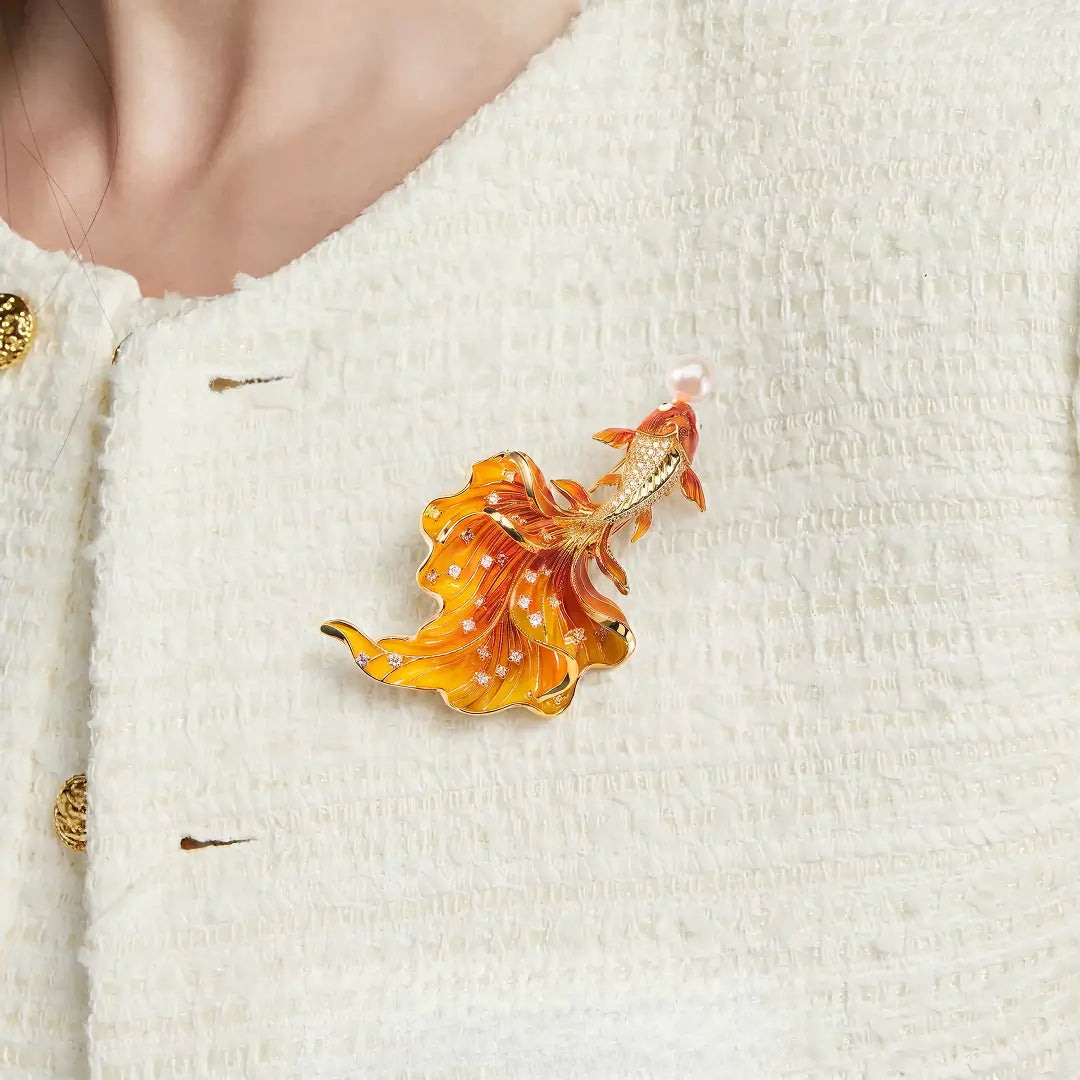 Kasane Brooch