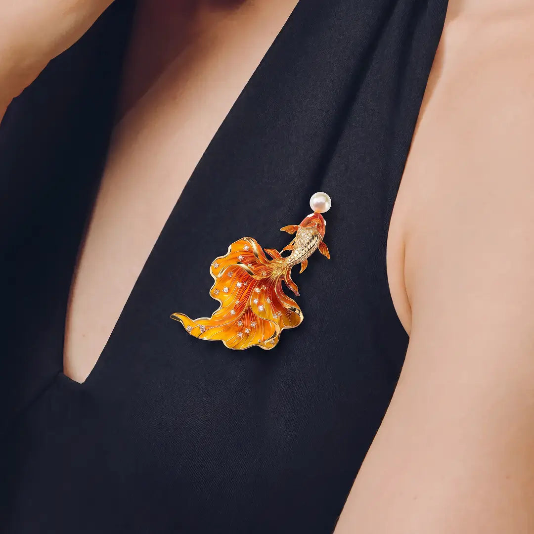 Kasane Brooch