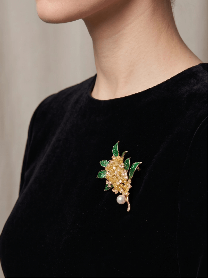 Midori no Nagare Brooch
