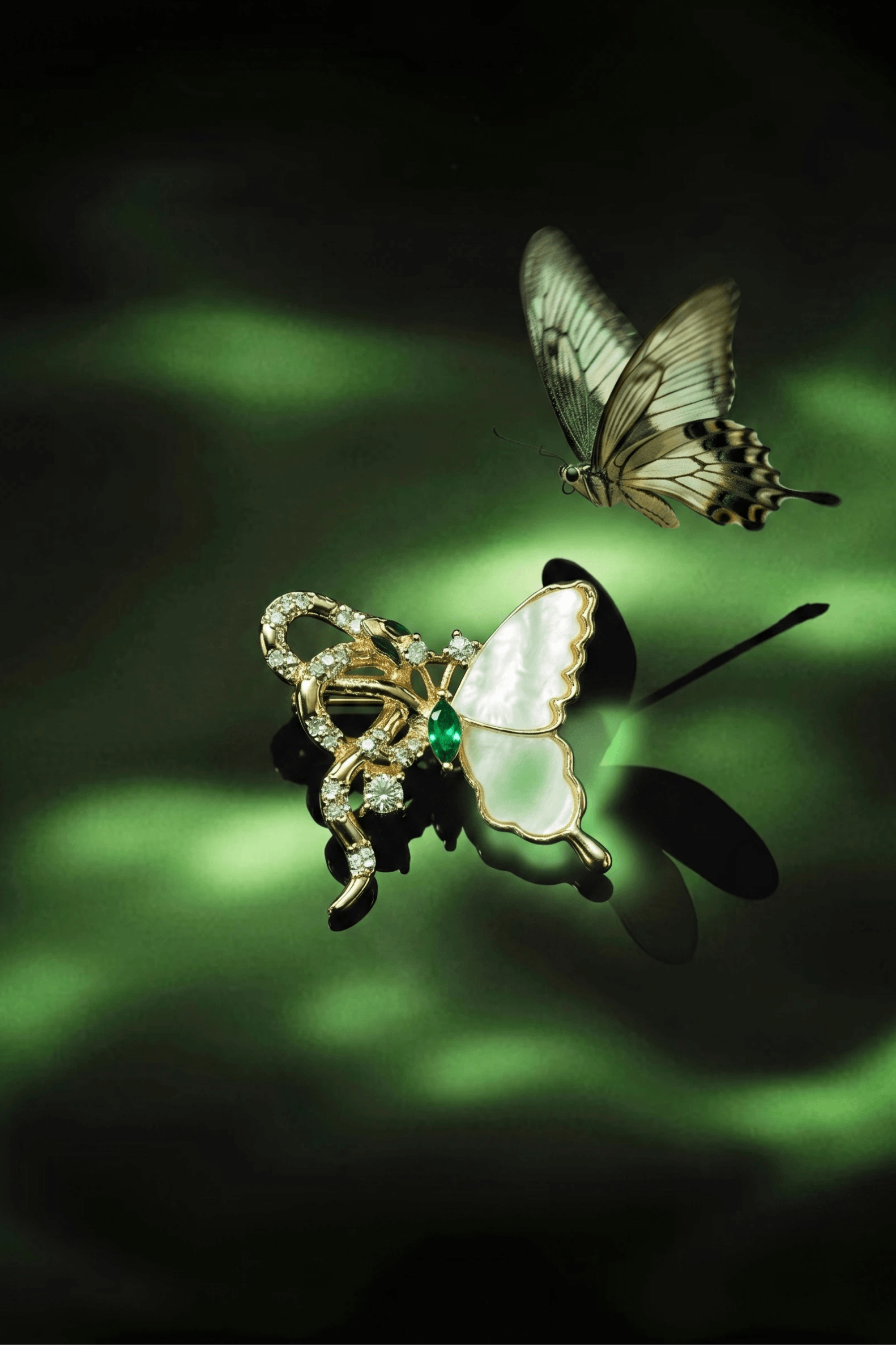 Tsubasa to Hebi Brooch