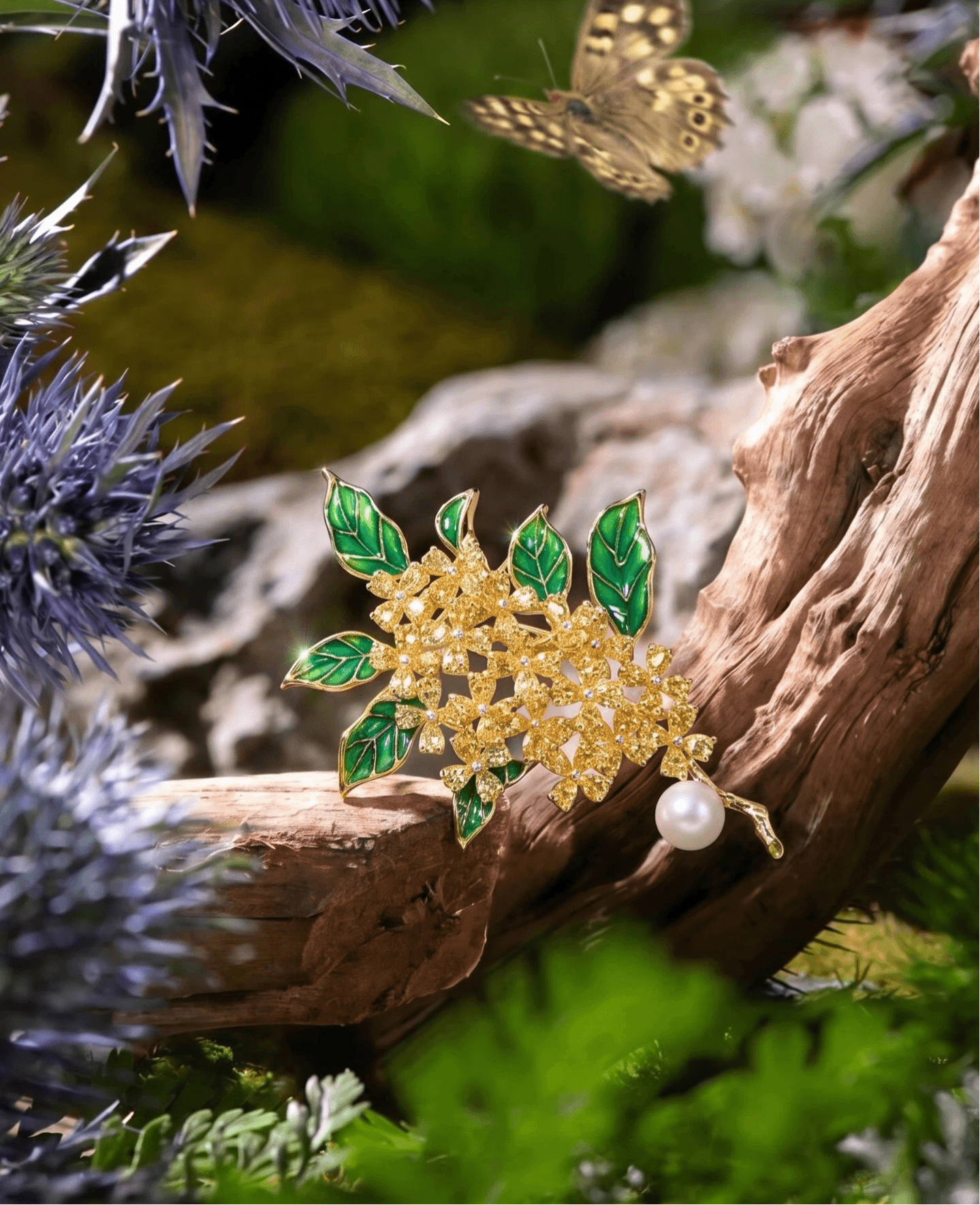 Midori no Nagare Brooch