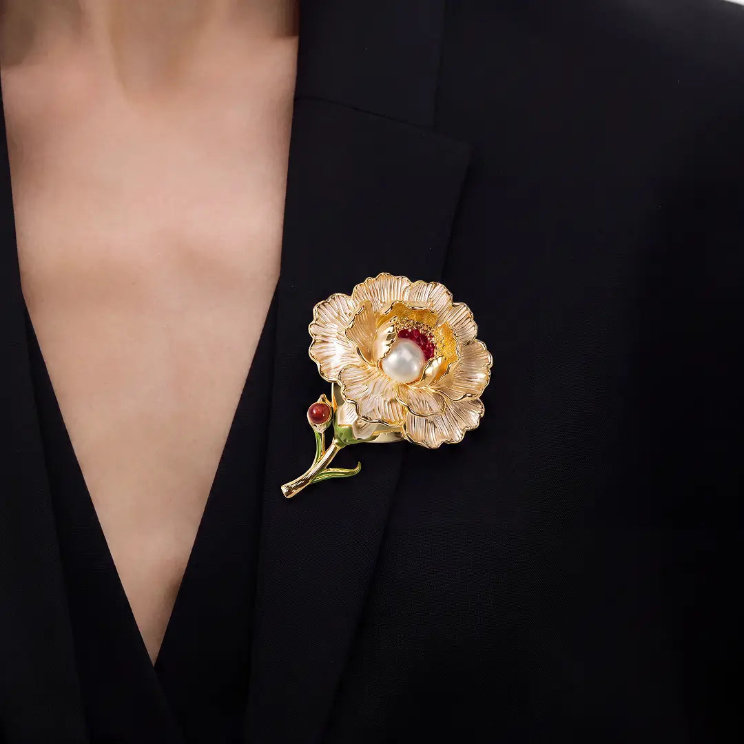 Kohaku no Niwa Brooch