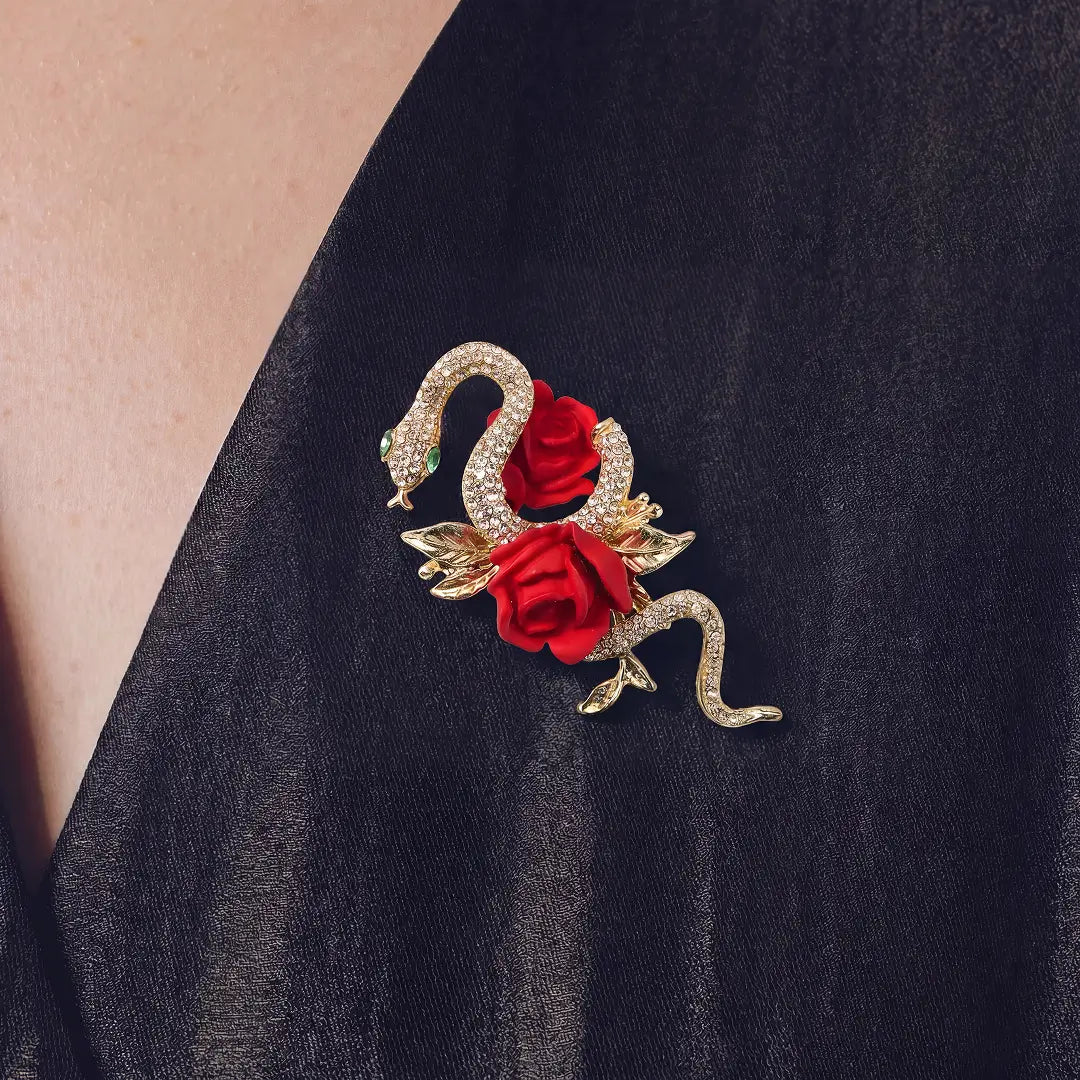 Hebi no Chigiri Brooch